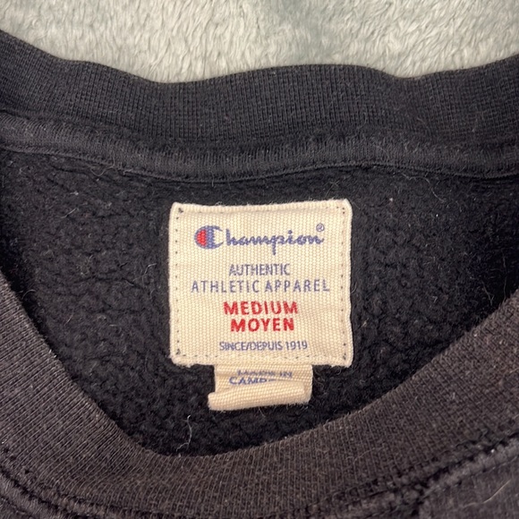 Black champion mens hoodie - Picture 2 of 2